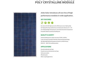 Jinko solar panel special